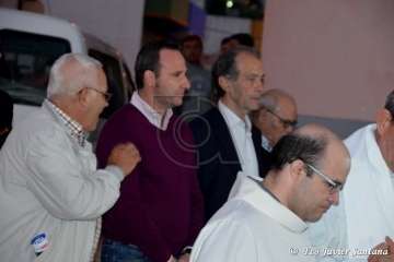  Procesión sin presencia policial en Ojos de Garza (Foto TA)